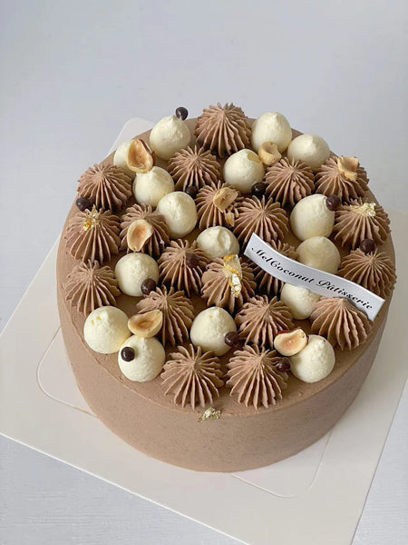 Chocolate Hazelnut Chiffon Cake