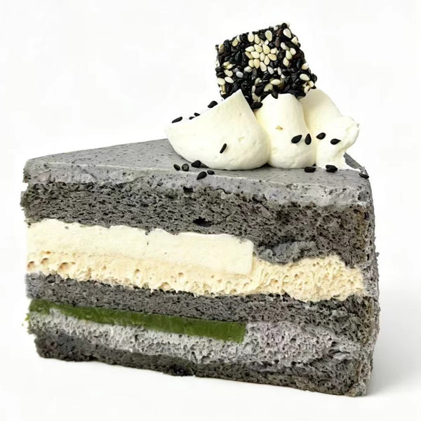 Black Sesame & Soy Milk Jelly with Matcha Nama Chocolate