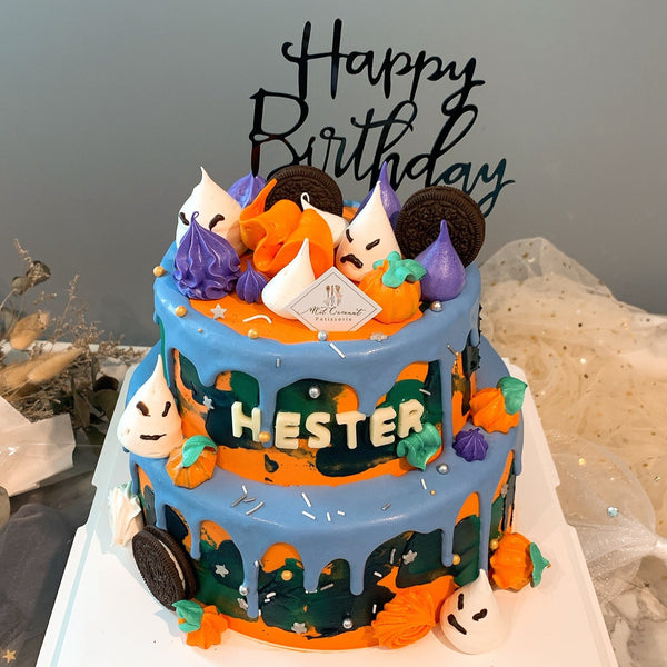 Halloween Cake 多巴胺撞色蛋糕